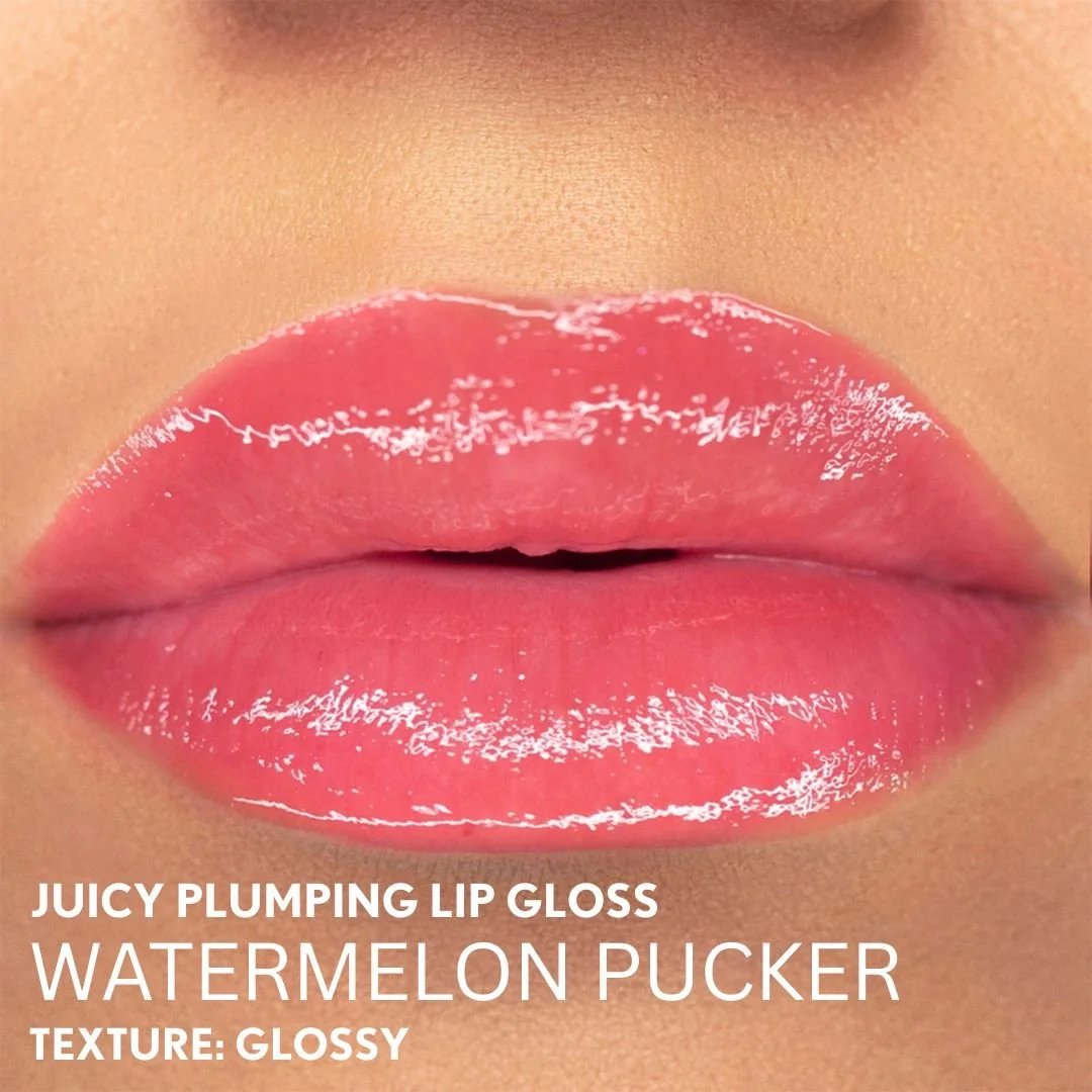 Watermelon Pucker Glowify Plumping Lip Gloss: Bold Juicy Pink